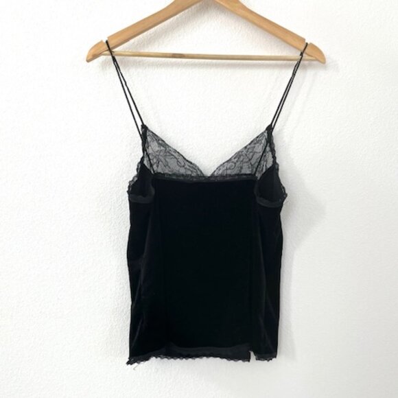 Cotton Candy LA Black Satin Tank Top - Picture 4 of 4